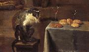 David Teniers Details of Monkeys in a Tavern Norge oil painting reproduction